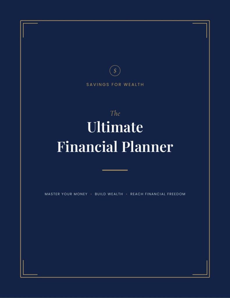 Ultimate Financial Planner — Editable Canva Edition